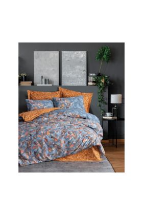 Çift Kişilik Modeline Nevresim Takımı Alekra Hardal