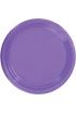 Lila Plastik Tabak 22 cm 25li
