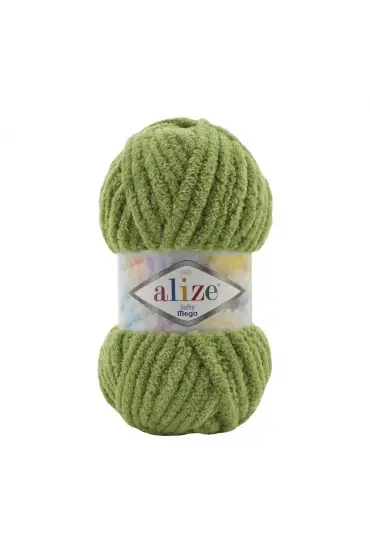Alize Softy Mega El Örgü İpi | Yeşil 485