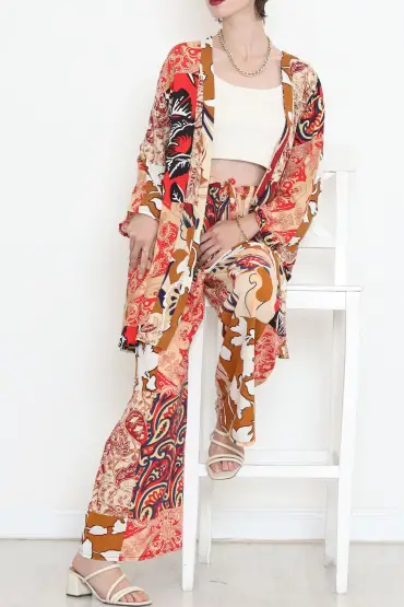 Kimono Takım Kiremit - 10553.1095.