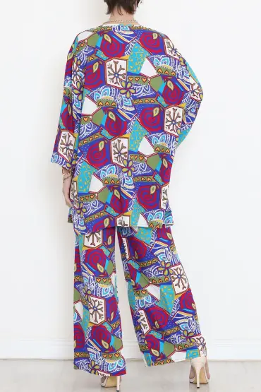 Kimono Takım Maviyeşil - 10553.1095.