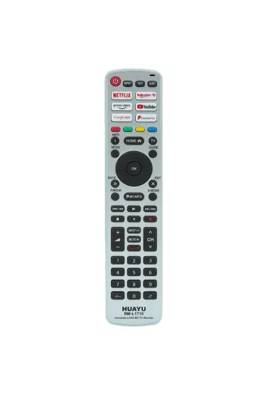  192 HUAYU KL RM-L1710 UNIVERSAL NETFLIX-PRIME VIDEO-YOUTUBE-RAKUTEN TV-GOOGLE PLAY TUŞLU LCD LED TV KUMANDASI (4172)