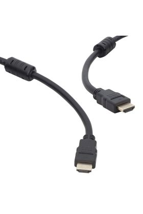  192 PLASTİK DÜZ SİYAH 20 METRE HDMI KABLO POŞETLİ (4172)