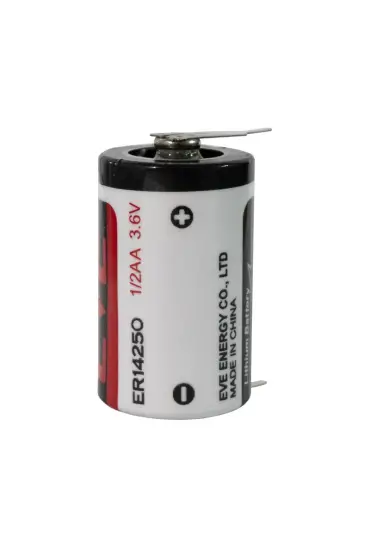  192 EVE ER14250/3PT 1/2AA- 3.6 VOLT KISA BOY PUNTALI LİTYUM PİL (4172)