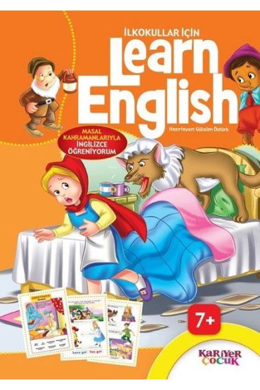 İlkokullar İçin Learn English - Turuncu