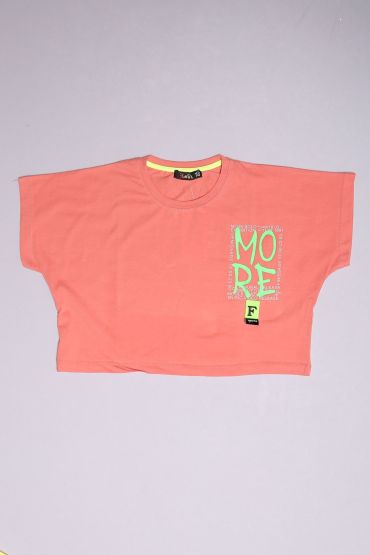  275 10-16 Yaş Çocuk Tişört Koyupudra