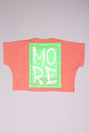  275 10-16 Yaş Çocuk Tişört Koyupudra