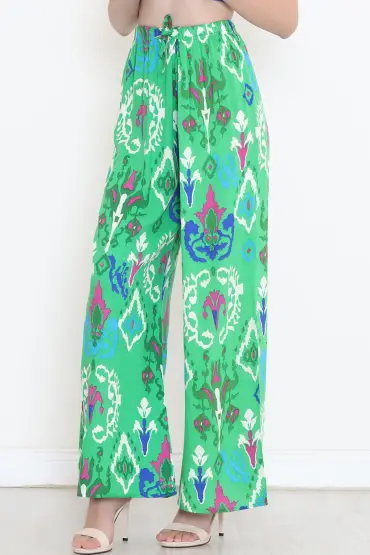  275 Dokuma Pantolon Yeşil