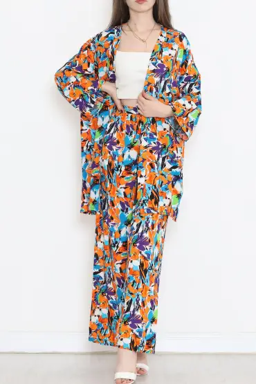  275 Kimono Takım Turuncumavi