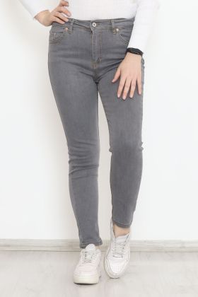  275 Battal Beden Kot Pantolon Gri3