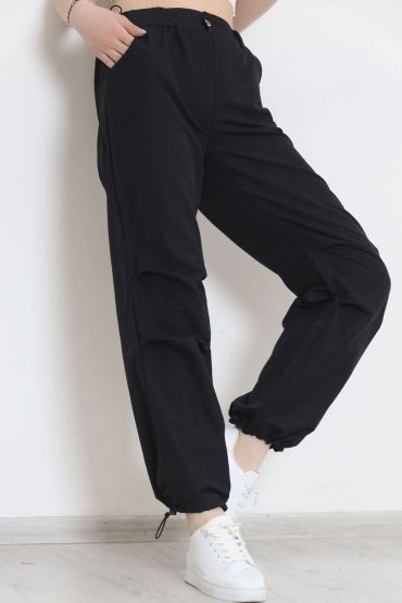  275 Paraşüt Kumaş Pantolon Siyah