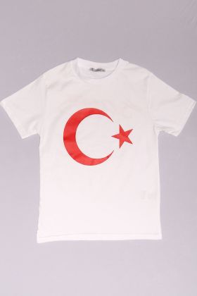  275 10-13 Yaş Çocuk Tişört Beyaz