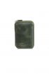  359  Fermuarlı Antik Yeşil Deri Mini Cüzdan