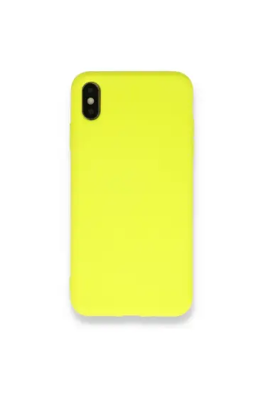  942 İphone Xs Max Kılıf Nano İçi Kadife  Silikon - Ürün Rengi : Lacivert