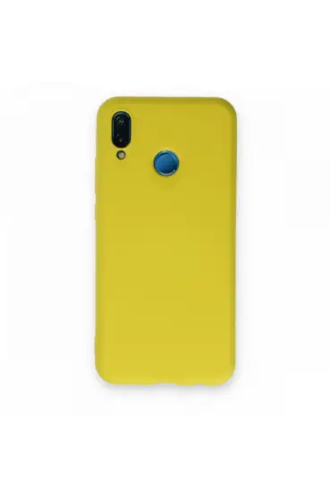  942 Huawei P20 Lite Kılıf Nano İçi Kadife  Silikon - Ürün Rengi : Lila