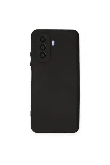  942 Huawei Nova Y70 Kılıf First Silikon - Ürün Rengi : Siyah