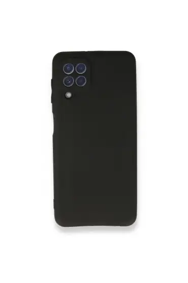  942 Samsung Galaxy A22 Kılıf First Silikon - Ürün Rengi : Siyah
