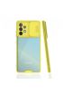  942 Samsung Galaxy A52s Kılıf Platin Kamera Koruma Silikon - Ürün Rengi : Sarı