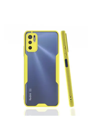  942 Xiaomi Redmi Note 10 5g Kılıf Platin Silikon - Ürün Rengi : Sarı