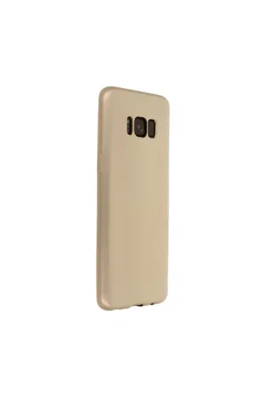  942 Samsung Galaxy S8 Kılıf First Silikon - Ürün Rengi : Gold