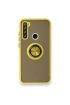  942 Xiaomi Redmi Note 8 Kılıf Montreal Yüzüklü Silikon Kapak - Ürün Rengi : Sarı