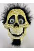 Siyah Peluş Saçlı Coco Hector Rivera Maskesi 25x23 cm ( )