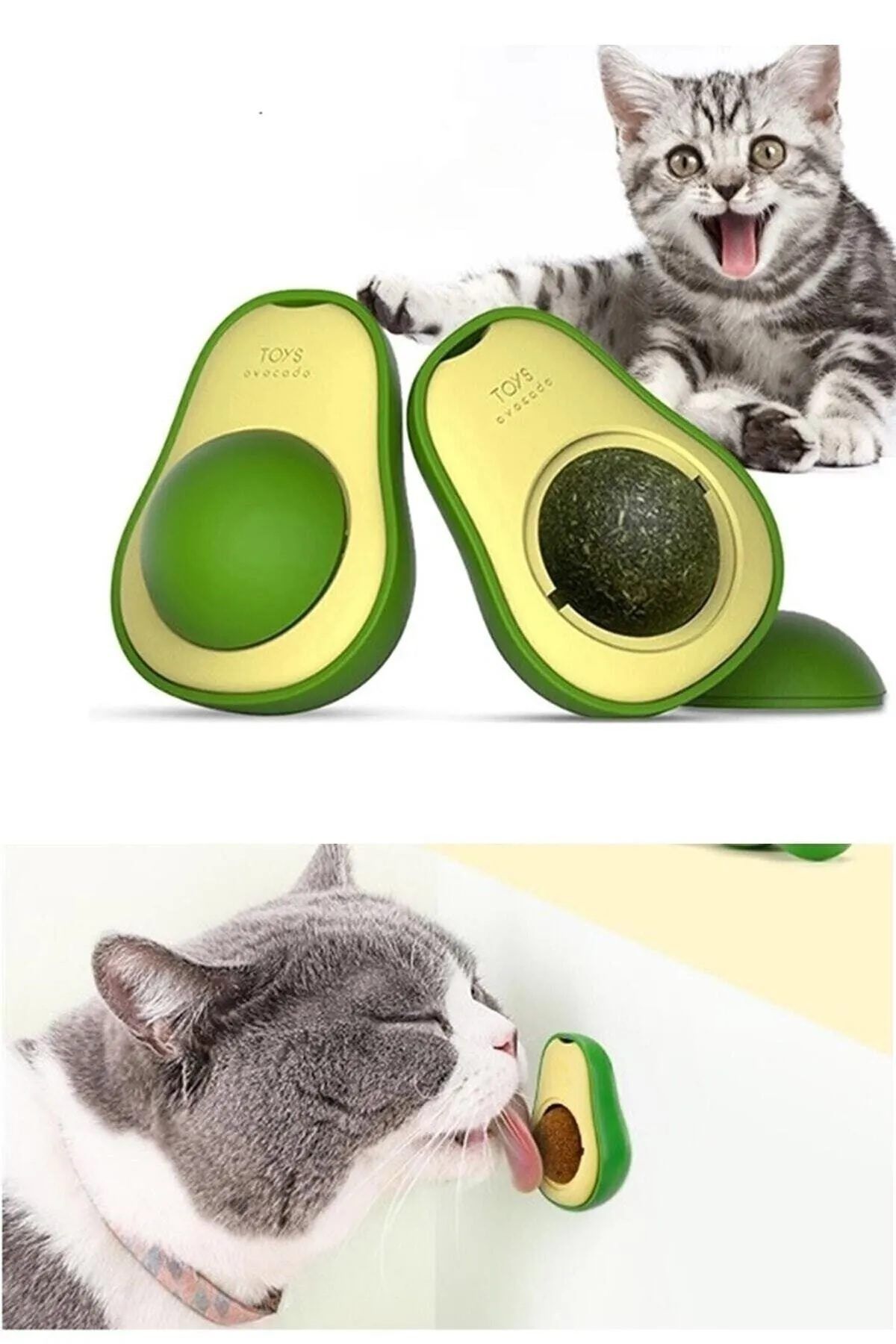 192 Avakado Kedi Nanesi Cat Mint Oyun Topu