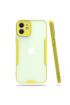  942 İphone 12 Kılıf Platin Silikon - Ürün Rengi : Sarı