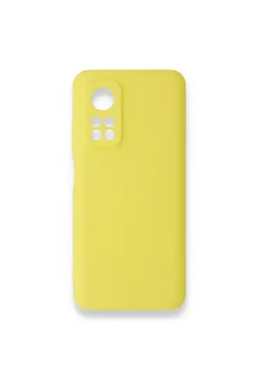  942 Xiaomi Mi 10t Pro Kılıf Nano İçi Kadife  Silikon - Ürün Rengi : Gri