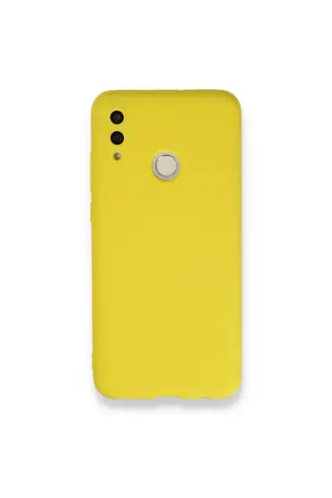  942 Huawei P Smart 2019 Kılıf Nano İçi Kadife  Silikon - Ürün Rengi : Sarı