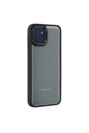  942 Samsung Galaxy A03 Kılıf Dora Kapak - Ürün Rengi : Siyah