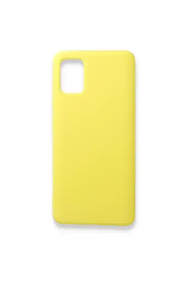  942 Samsung Galaxy A71 Kılıf Nano İçi Kadife  Silikon - Ürün Rengi : Turuncu