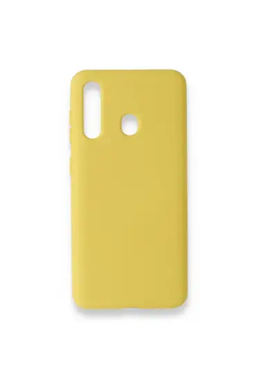  942 Samsung Galaxy M40 Kılıf Nano İçi Kadife  Silikon - Ürün Rengi : Turuncu