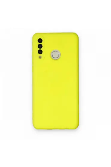  942 Huawei P30 Lite Kılıf Nano İçi Kadife  Silikon - Ürün Rengi : Gri