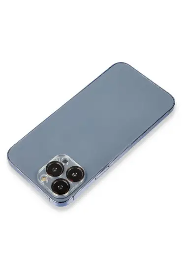  942 İphone 12 Pro Metal Kamera Lens Koruma Cam - Ürün Rengi : Mor