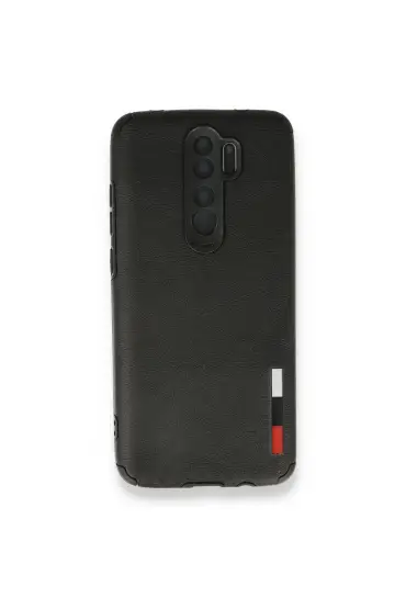  942 Xiaomi Redmi Note 8 Pro Kılıf Loop Deri Silikon - Ürün Rengi : Siyah