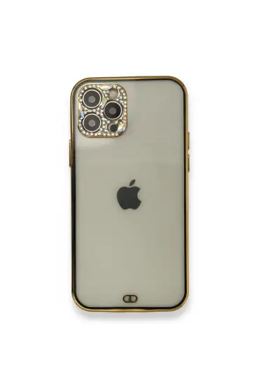  942 İphone 12 Pro Kılıf Liva Taşlı Silikon - Ürün Rengi : Mor