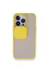  942 İphone 13 Pro Kılıf Palm Buzlu Kamera Sürgülü Silikon - Ürün Rengi : Lacivert
