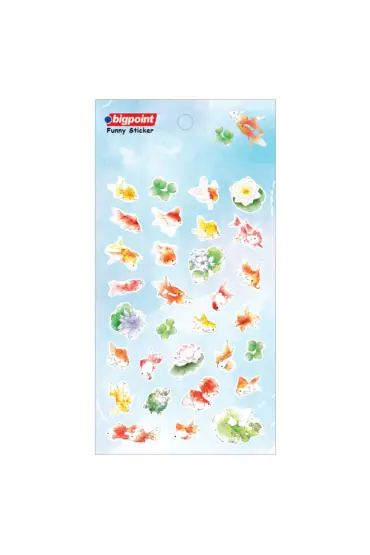 Bigpoint Sticker Akvaryum Balıkları 15'li Paket