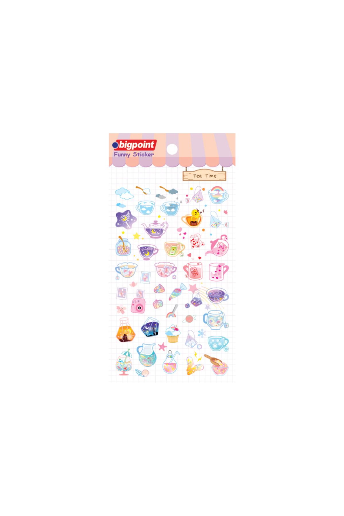 Bigpoint Sticker Çay Zamanı 15'li Paket