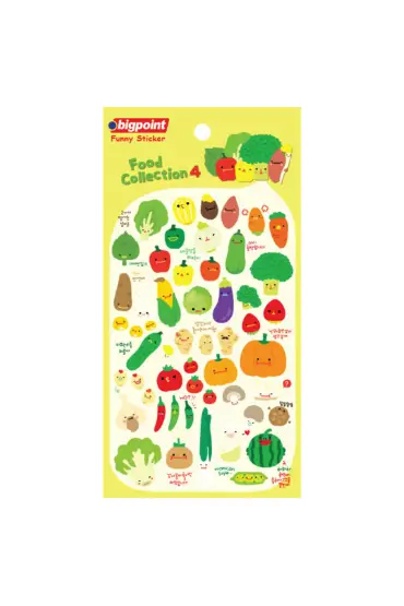 Bigpoint Sticker Vegetable 15'li Paket