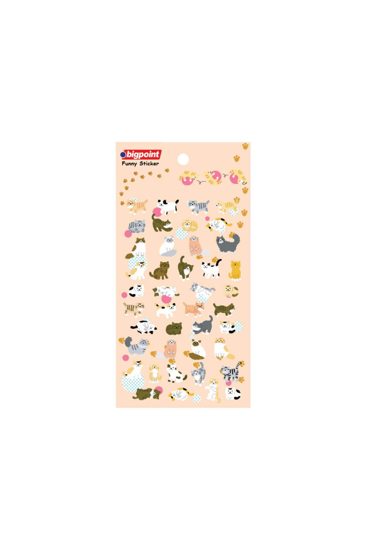Bigpoint Sticker Kediler 15'li Paket