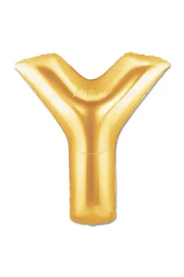 Y Harf Folyo Balon Altın Renk  40 inç ( )