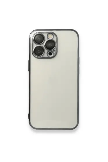  942 İphone 14 Pro Kılıf Razer Lensli Silikon - Ürün Rengi : Gümüş