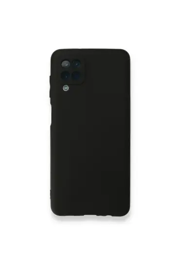  942 Samsung Galaxy M12 Kılıf First Silikon - Ürün Rengi : Siyah