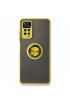  942 Xiaomi Redmi Note 11 Pro Kılıf Montreal Yüzüklü Silikon Kapak - Ürün Rengi : Sarı