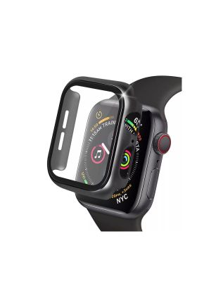  942 Apple Watch 41mm Camlı Kasa Ekran Koruyucu - Ürün Rengi : Şeffaf