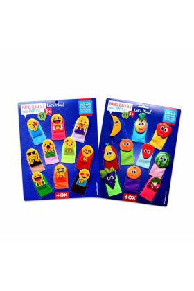 247 2 Set - 20 Parça  Emojiler ve Meyveler Parmak Kukla