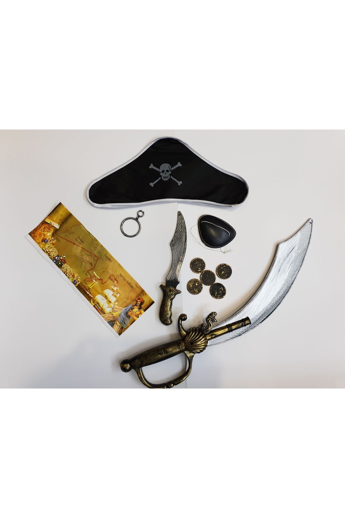 Jack Sparrow 11 Parçadan Oluşan Lüks Korsan Oyuncak Seti ( )