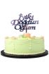 İyiki Doğdun Oğlum Yazılı Doğum Günü Partisi Pleksi Pasta Süsü Gümüş Renk ( )